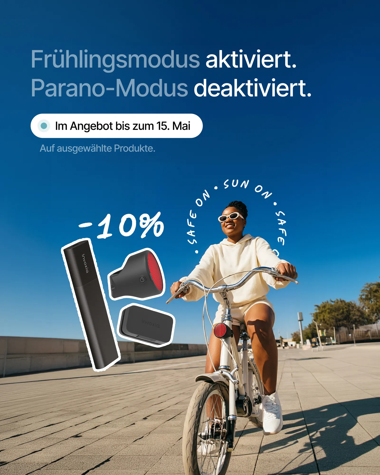 Sun On. Safe On. — Aufklärungskampagne zu urbanem Diebstahl im Frühling