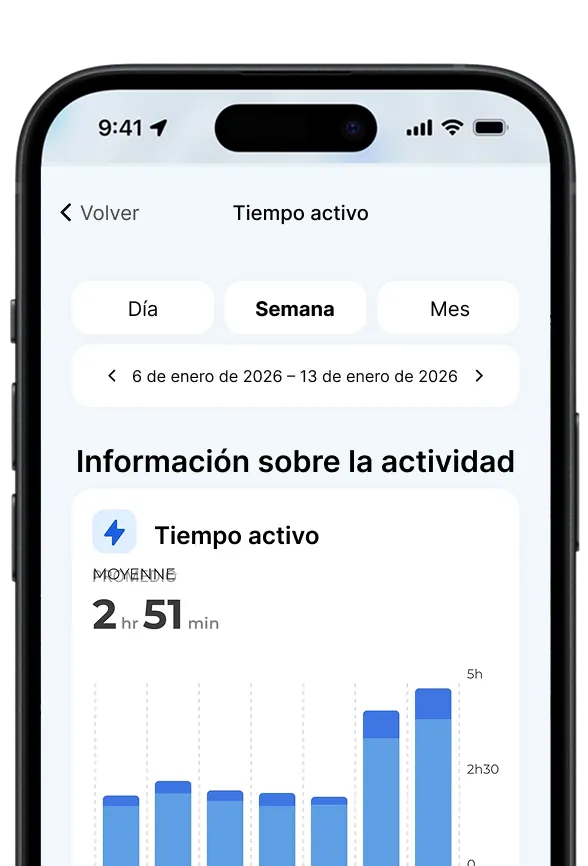 Captura de pantalla de una alerta de movimiento de coche en la aplicación Invoxia GPS