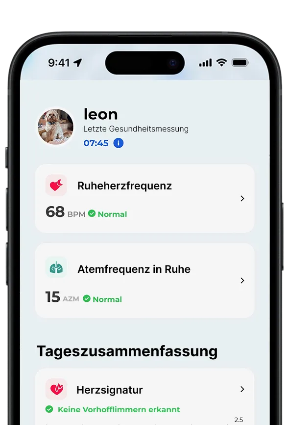 App mit Hundegesundheitstracker