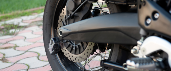 motorcycle anti-theft: disc lock for motorcycle