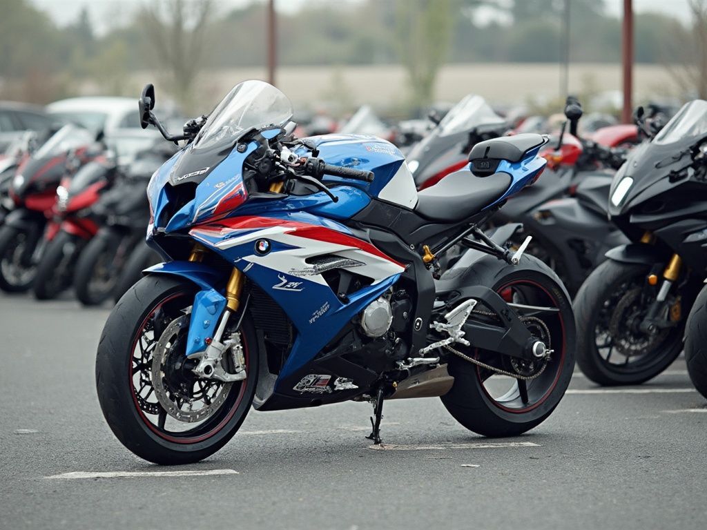 BMW S1000RR: Be Careful Where You Park!