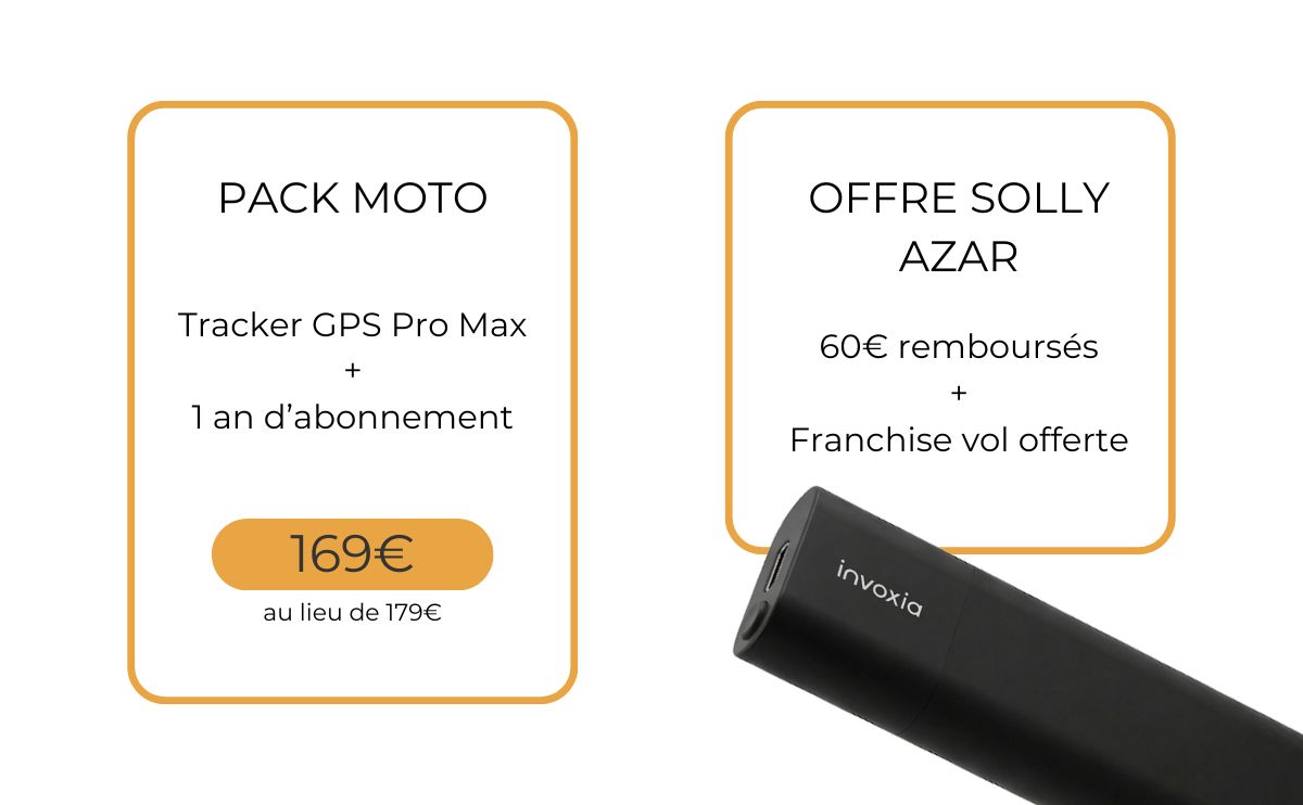 Invoxia et Solly Azar s&rsquo;associent avec une offre exclusive pour protéger vos 2 roues