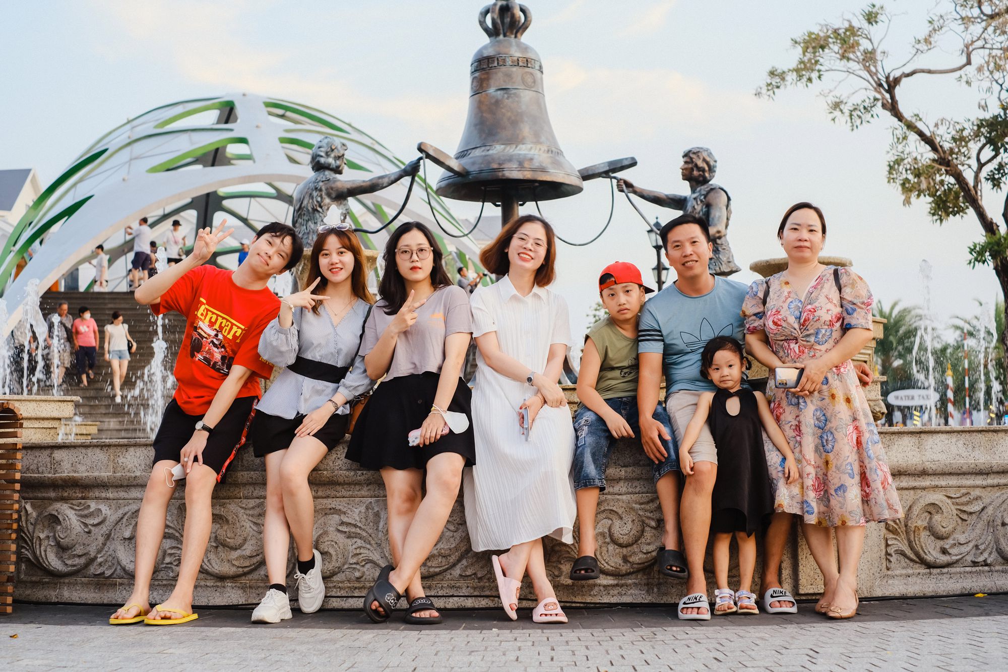 a person with a family