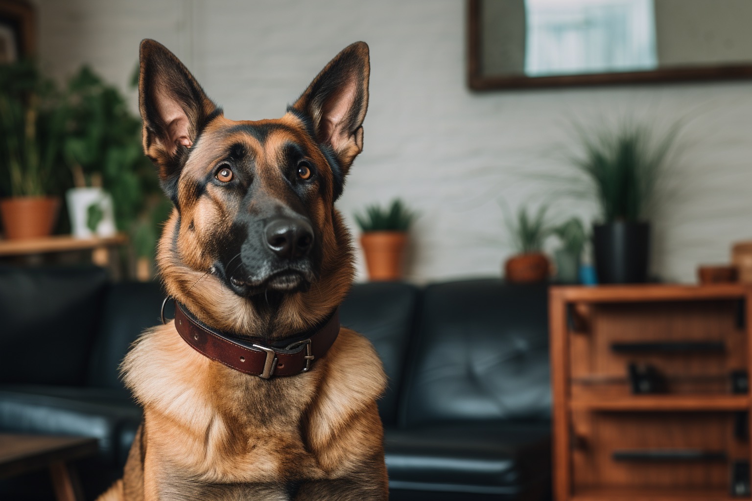 ein deutscher Schäferhund