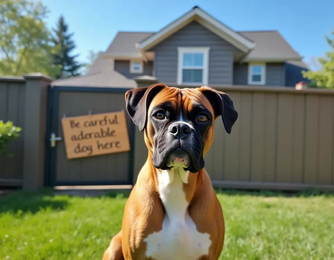 El Boxer tiene un instinto de perro guardián desarrollado, lo que lo hace desconfiado de los desconocidos