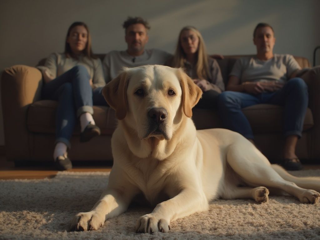 The Labrador is a dog that loves to be surrounded
