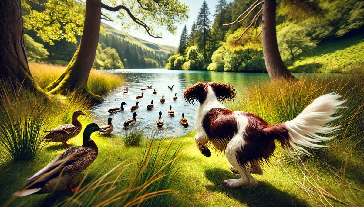 Perro de caza: el Springer Spaniel Inglés es un perro de caza levantador de caza