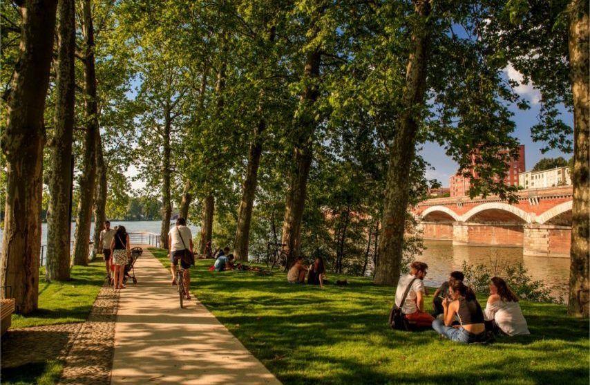 Caniparc Toulouse: el caniparc de la Isla del Ramier es ideal para paseos sombreados