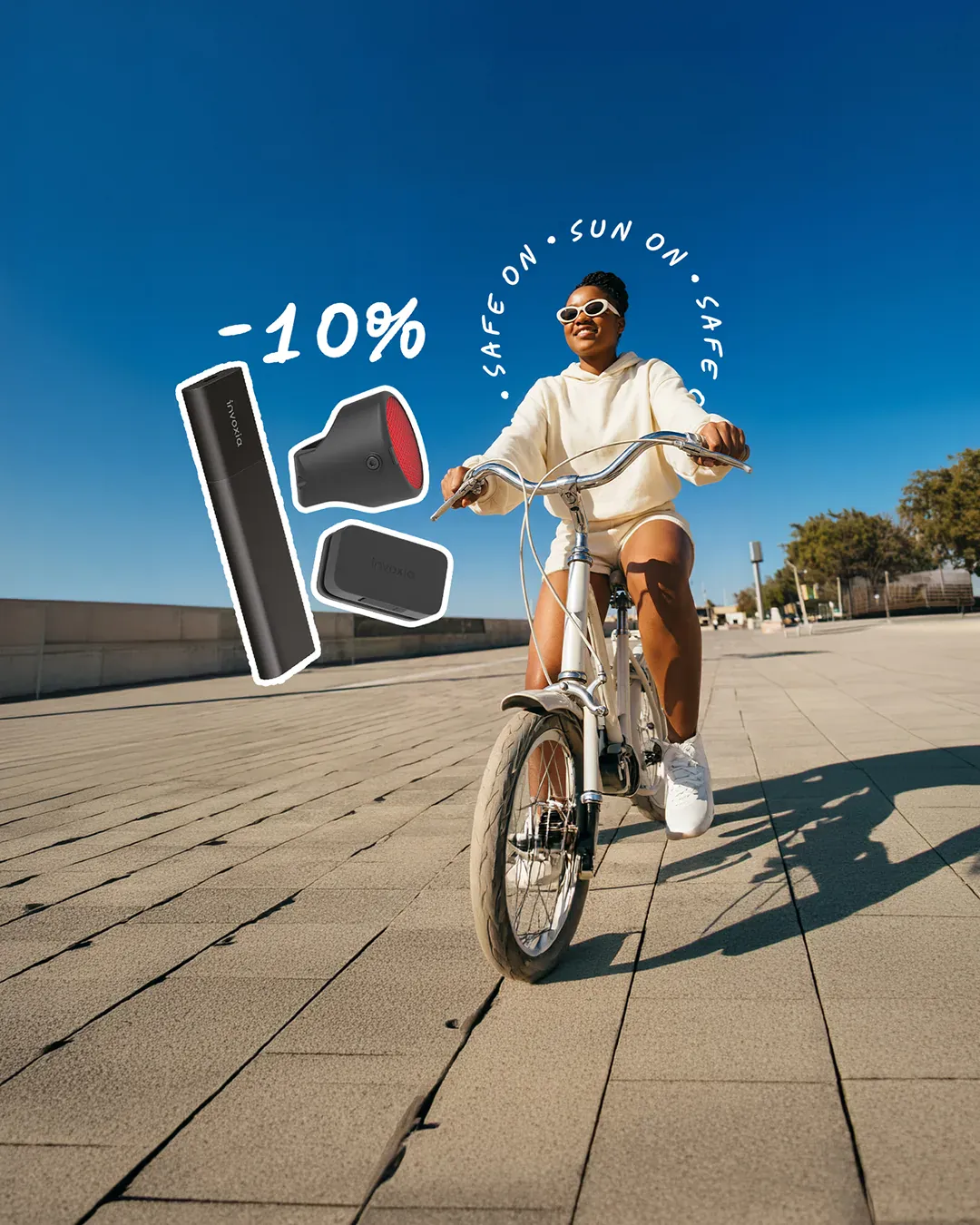 Visual for the Sun On. Safe On. campaign