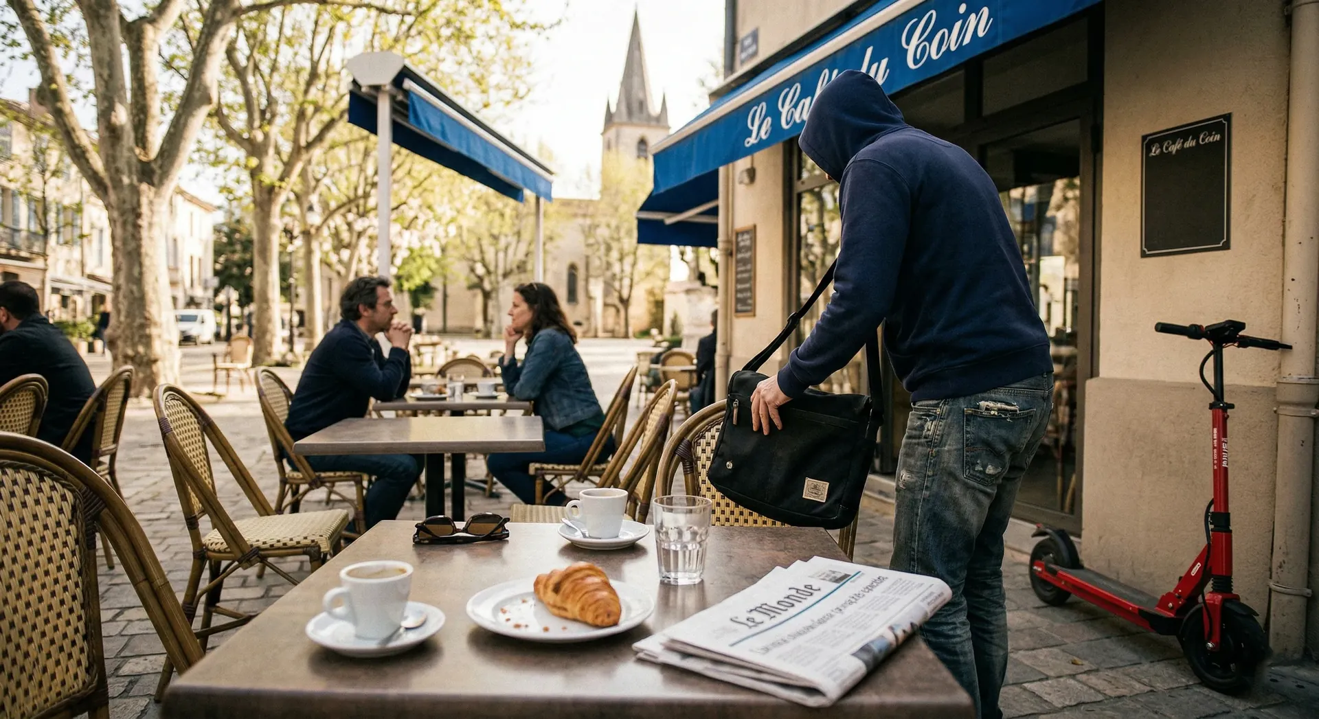 Coffee break or terrace stop