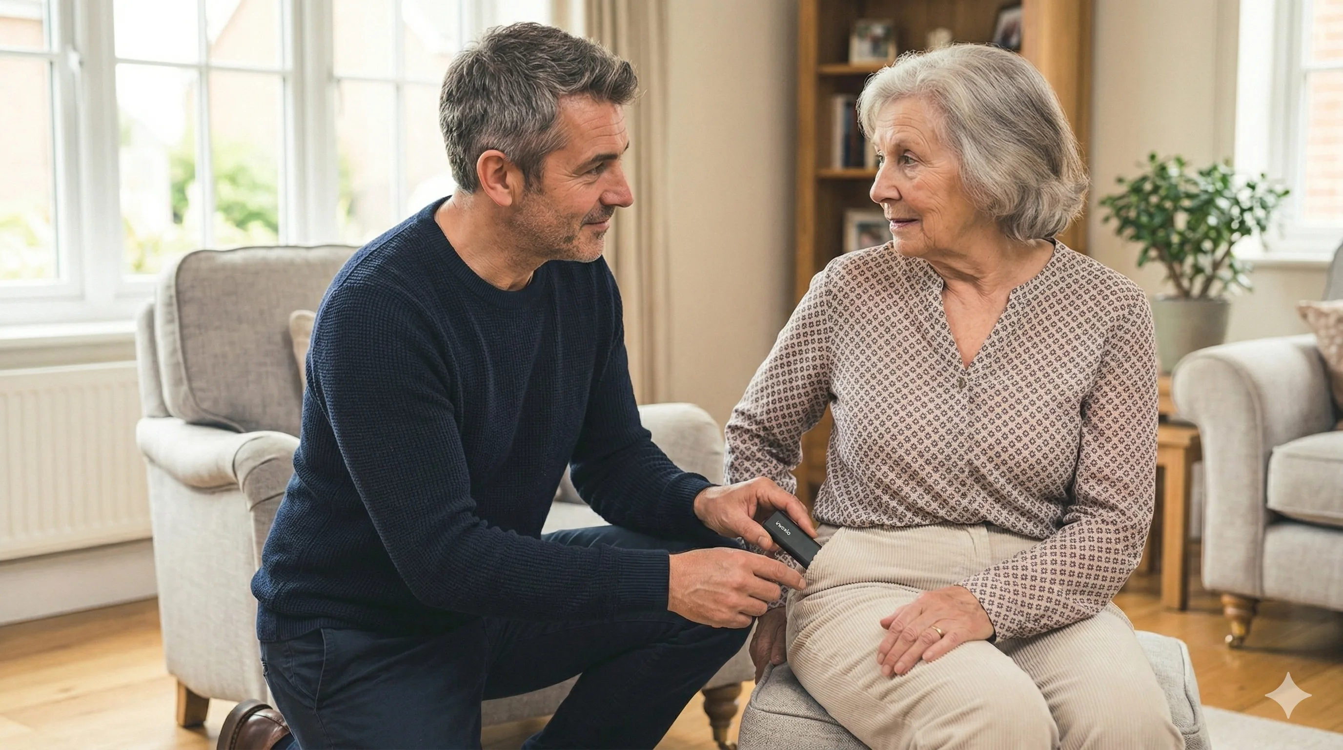 Keep a point of contact with a senior or vulnerable loved one